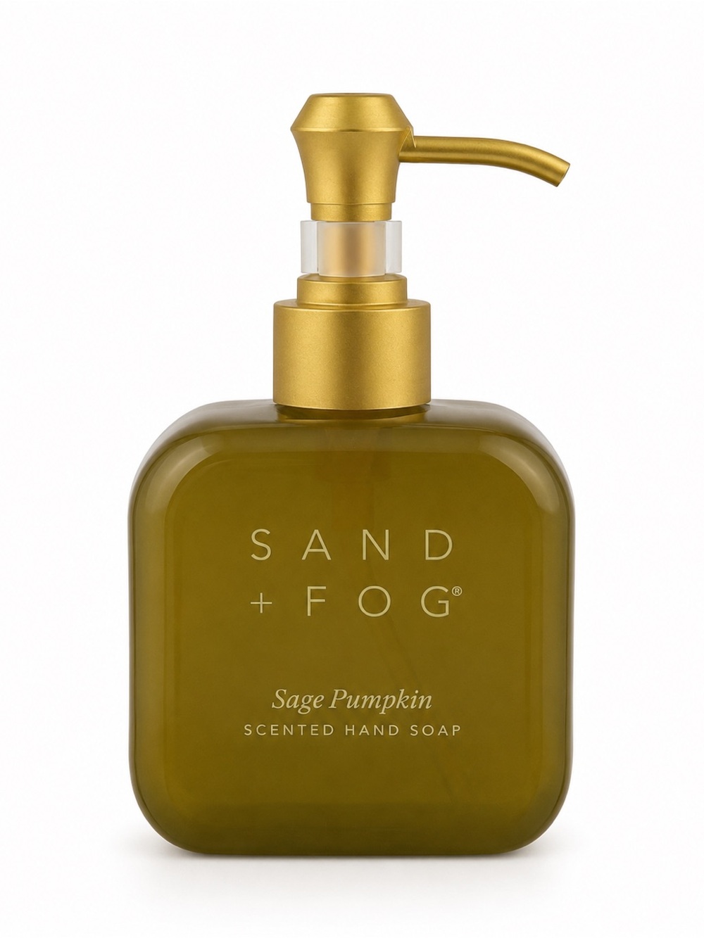 Sand + Fog Sage Pumpkin Hand Soap — Olive Bottle